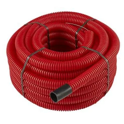 Fitt Gaine Et Drain-Gaine pour réseaux enterrés rouge Ø 40 mm x 25 m
