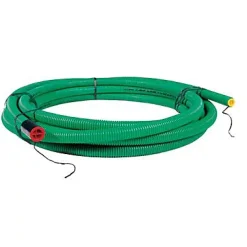 Fitt Gaine Et Drain-Gaine pour réseaux enterrés verte Ø 40 mm x 15 m