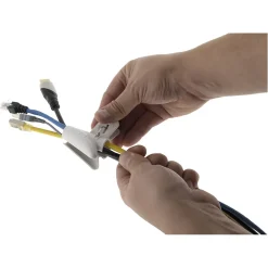 Zenitech Range-Fil Et Cache-Fil|Range-Fil Et Cache-Fil-Gaine range câble diamètre 20mm 1,5m - Blanc -
