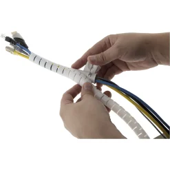 Zenitech Range-Fil Et Cache-Fil|Range-Fil Et Cache-Fil-Gaine range câble diamètre 20mm 1,5m - Blanc -