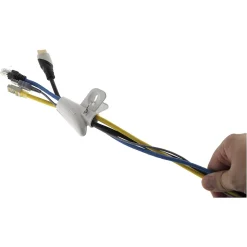 Zenitech Range-Fil Et Cache-Fil|Range-Fil Et Cache-Fil-Gaine range câble diamètre 20mm 1,5m - Blanc -