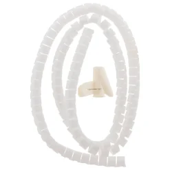 Zenitech Range-Fil Et Cache-Fil|Range-Fil Et Cache-Fil-Gaine range câble diamètre 20mm 1,5m - Blanc -