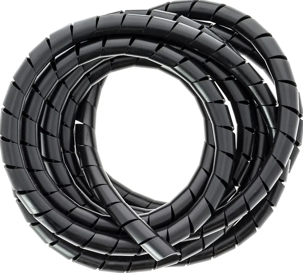 Diall Gaine range-câbles en spirale noir ø 9 à 80 mm x 2,5 m
