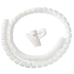 Diall Gaine range-câbles en spirale blanc ø25 mm x 1,1m