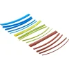 Diall 15 gaines thermorétractable colorées ø8/ø6/ø4/ø3/ø2 mm