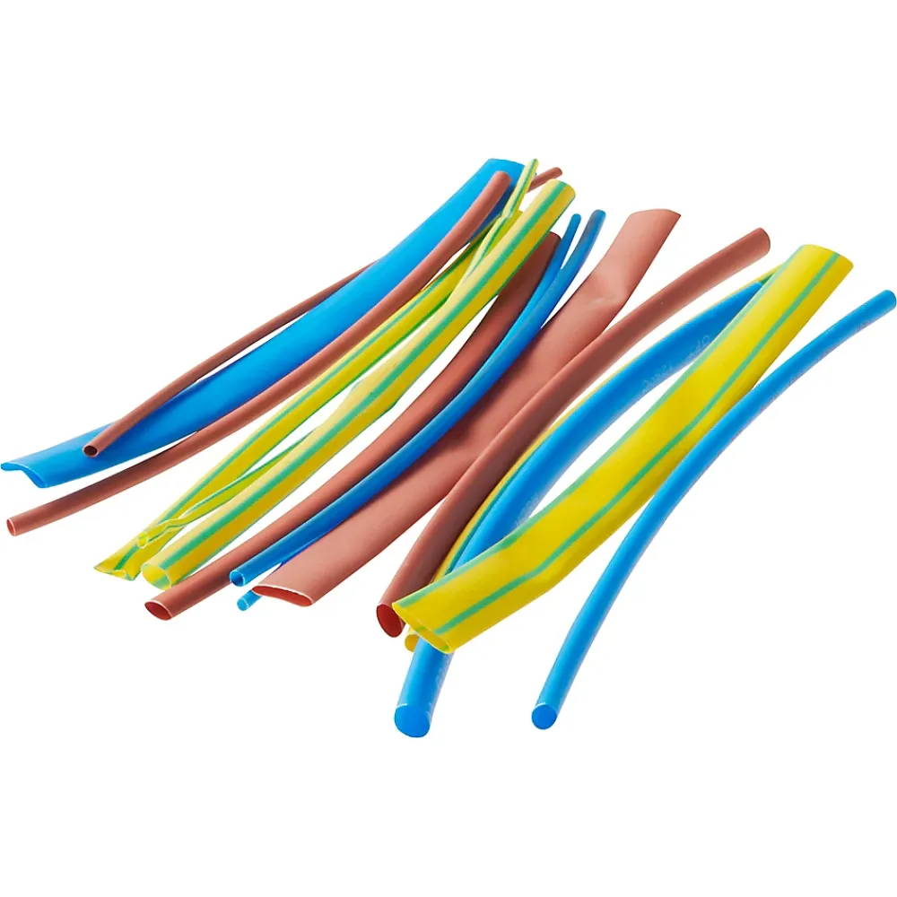 Diall 15 gaines thermorétractable colorées ø8/ø6/ø4/ø3/ø2 mm