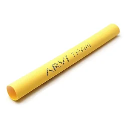 Arvi Gaine Thermorétractable - 40/20mm - Jaune - Longueur 1m - Restreint 2:1 - Paroi Fine - Tpam-40.0-am