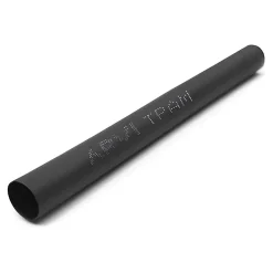Arvi Gaine Thermorétractable - 50/25mm - Noir - Longueur 1m - Restreint 2:1 - Paroi Fine - Tpam-50.0-pt