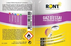 Ront Gaz d'essai pour détecteur de fumée 75 ml