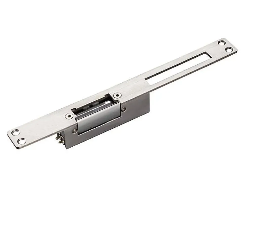BT SECURITY Serrure Et Gâche Électrique-Gâche électrique 12v à encastrer avec passage de serrure (à émission)