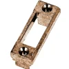 Ferco Gâche pêne demi-tour PVC marron - - E-11807-12-0-1