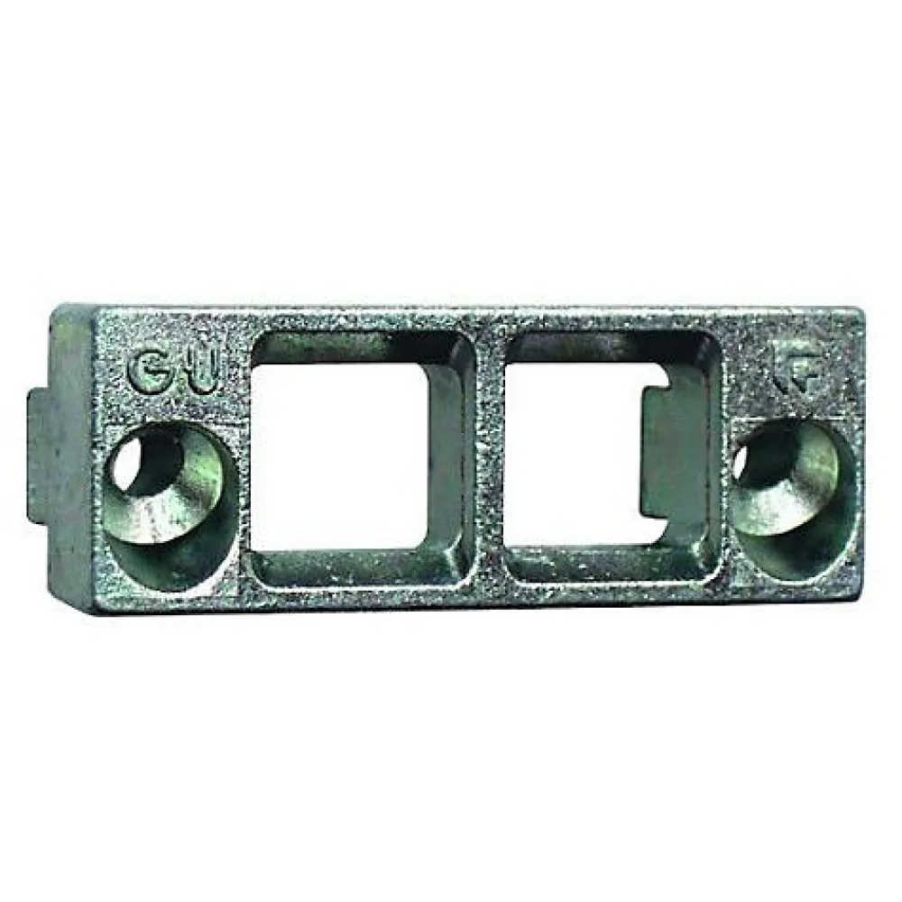 Ferco Verrou Et Loquet De Fenêtre-Gâche triangle double jeu de 12 mm rainure 7/8x4mm - - E-16678-01-0-1