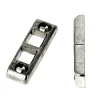 Ferco Gâche tringle double en applique pour PVC 81x17x8mm - - E-19509-00-0-1