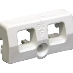Ferco Verrou Et Loquet De Fenêtre-Gâche tringle double nylon blanc PVC - - E-19222-00-0-7