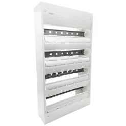 Hager Tableau Électrique Pré-Équipé-Gd418 - Coffret électrique 4 Rangées De 18 Modules - Gamma 625x355x103mm - Bornier Automatique