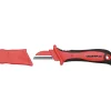 Gedore RED 3301415 R93220028 Couteau à dénuder isolé VDE 1000 V, lame 50 mm, longueur 185 mm