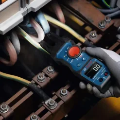 Bosch Multimètre-GFM 1000-15 Professional Multimètre fourche True RMS , mesure AC jusqu'à 200 A, écran LCD inversé