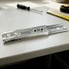 Ferrure-2 Glissières dosseret Acier zingué 150 x 43 mm