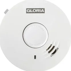 Gloria Détecteur De Fumée|Détecteur De Fumée-R-10 Détecteur de fumée 10 ans - batterie lithium 3V intégrée, certifié VdS/EN14604