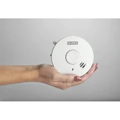Gloria Détecteur De Fumée|Détecteur De Fumée-R-10 Détecteur de fumée 10 ans - batterie lithium 3V intégrée, certifié VdS/EN14604
