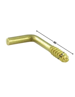 Vis Express Piton À Visser-Gonds à Vis bois Laiton 3.5X40 - 1 pièce