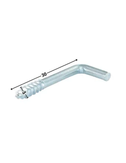 Vis Express Piton À Visser-Gonds à Vis bois 3X30 Acier zingué - 1 pièce
