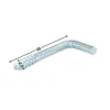 Vis Express Piton À Visser-Gonds à Vis bois 2.5X25 Acier zingué - 10 pièces