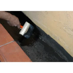 Julien Etanchéité Des Fondations-Goudron de protection extérieur pour bois et métaux ferreux noir satiné 2,5L