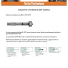 Vis Express Goujon D'Ancrage-Goujon Ancrage R-XPT M8X95 Acier zingué - 100 pièces