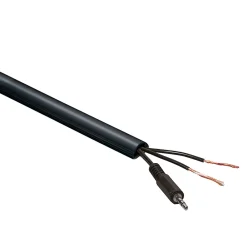 D-Line Goulotte décorative demi-ronde noire auto-adhésive 16 x 8 mm, 1 m