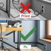 Edo Moulure, Goulotte Et Plinthe-Goulotte électrique PVC 100x60 mm 2 m anthracite