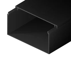 Edo Moulure, Goulotte Et Plinthe-Goulotte électrique PVC 120x60 mm 2 m anthracite