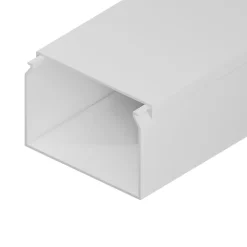 Edo Moulure, Goulotte Et Plinthe-Goulotte électrique PVC 60x40 mm 2 m blanche