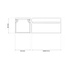 Edo Goulotte électrique PVC 40x16 mm 2 m blanche