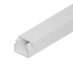 Edo Goulotte électrique PVC 20x10 mm 2 m blanche