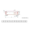 Ultima Visser Fixer Coller Goupille cylindrique taraudée brut DIN 7979 8X36 boîte de 25 - ULTIMA - GOUPCYLTAR8X36