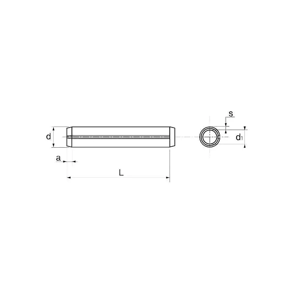 Acton Goupille élastique A1 ISO 8752 3X30 boîte de 100 - - 627023X30