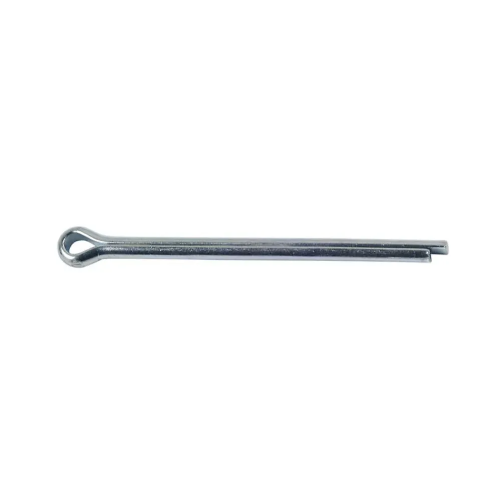 D-Work Goupille Et Circlip-100 Goupilles Fendues D. 8 x 63 mm - DIN 94 - Zingué blanc -