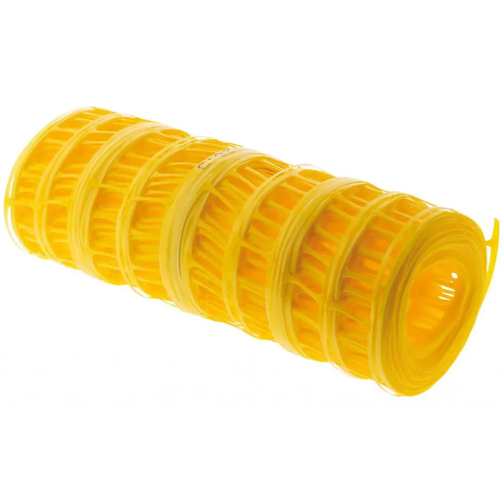 Centrale Brico Grillage avertisseurs jaune, L.25 x l.0,3 m
