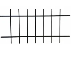 DMS Grille De Défense Pour Fenêtre-Grille de Defense DISTRI pour Fenetre H 75 cm x L 120 cm (côte tableau)