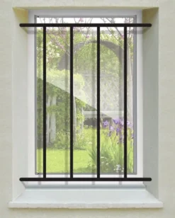 DMS Grille de Defense Droite pour Fenetre H 115 cm x L 60 cm (côte tableau)