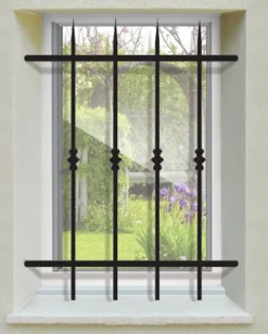 DMS Grille de Defense Manoir pour Fenetre H 115 cm x L 140 cm (côte tableau)