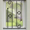 DMS Grille De Défense Pour Fenêtre-Grille de Defense Melania pour Fenetre H 105 cm x L 120 cm (côte tableau)