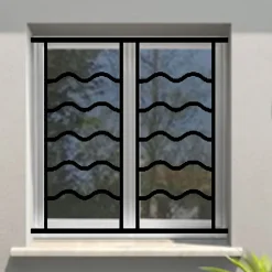 DMS Grille De Défense Pour Fenêtre-Grille de Defense Oceane pour Fenetre H 105 cm x L 100 cm (côte tableau)