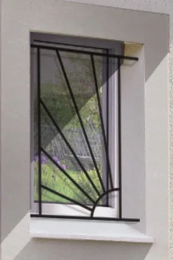 DMS Grille de Defense Soleil pour Fenetre H 75 cm x L 60 cm (côte tableau)