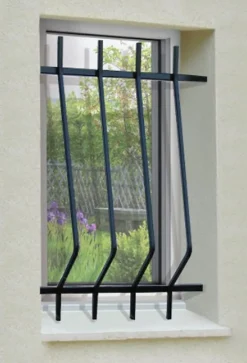 DMS Grille de Defense Standing pour Fenetre H 115 cm x L 120 cm (côte tableau)