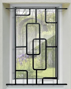 DMS Grille De Défense Pour Fenêtre-Grille de Defense Structural pour Fenetre H 95 cm x L 60 cm (côte tableau)