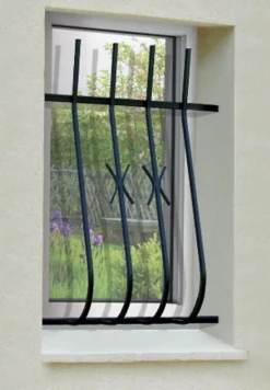 DMS Grille De Défense Pour Fenêtre-Grille de Defense Udine pour Fenetre H 95 cm x L 120 cm (côte tableau)