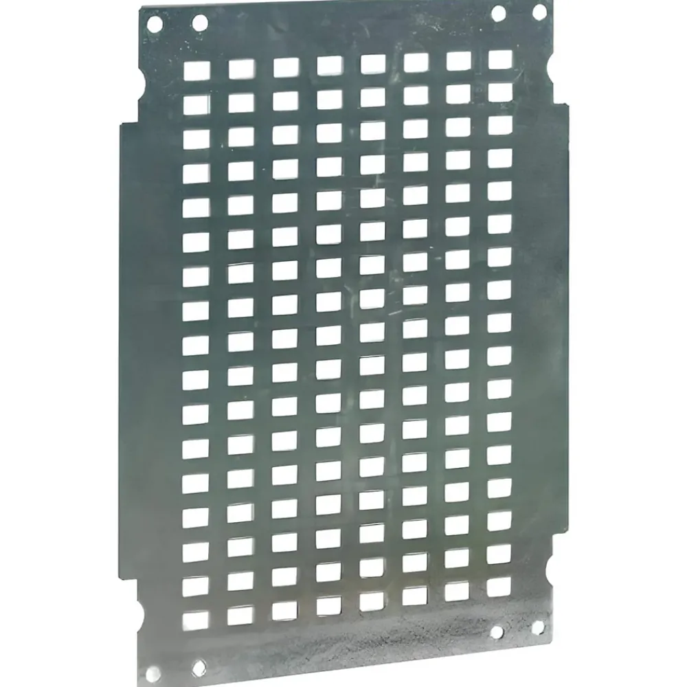 Ide Coffret De Communication-Grille De Montage Perforée En Acier Galavnisé Pour Coffret 300mmx250mm Polyester Ip66