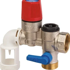 Watts Groupe de sécurité coudé - Inox - industries - 3/4'